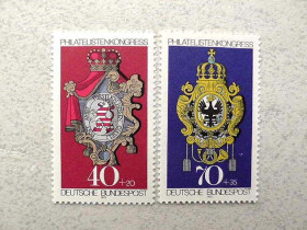 НДР, ФРН ГДР, ФРГ ^/--/^ Серія поштових марок Німеччина ФРН 1973 рік ** ^_^^^ Серия почтовых марок Германия ФРГ 1973 год ** - фото фото фото