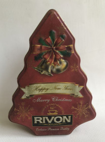 Інше Другое ^/--/^ Коробка Ялинка від чаю RIVON. Метал. ^_^^^ Коробка Елка от чая RIVON. Металл. - фото фото фото