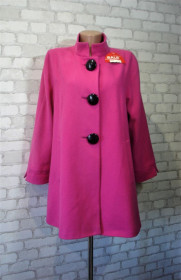 Пальто Пальто ^/--/^ Шерстяное малиновое  пальто&amp;quot; RIVER ISLAND &amp;quot; 48-50 р ^_^^^ Шерстяне малинове пальто &amp;quot; RIVER ISLAND &amp;quot; 48-50 р - фото фото фото