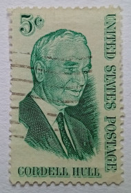 Північна Америка Северная Америка ^/--/^ США 1963 Корделл Халл, гашеная ^_^^^ 1963 — Корделл Халл, гашена - фото фото фото
