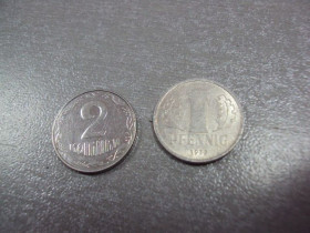 НДР, ФРН ГДР, ФРГ ^/--/^ монета германия 1 пфенниг 1979 №9114 ^_^^^ 1 пфеніг 1979 No /--/ 9114 - фото фото фото