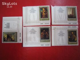 СРСР - СССР - ^/--/^ СССР. 1983. 10 НОЯБРЯ. ШЕДЕВРЫ ГОСУДАРСТВЕННОГО ЭРМИТАЖА. НЕМЕЦКАЯ ЖИВОПИСЬ . С КУПОНОМ ** ^_^^^ СРСР. 1983. 10 листопада. Шедеври державного ермітажу. Німецький живопис. з купоном ** - фото фото фото
