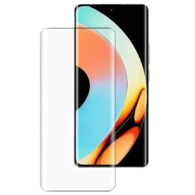 Чохли, бампера Чехлы, бампера ^/--/^ Захисне скло Fiji Curved UV для Realme 10 Pro Plus анти-відбитки (з клеєм та УФ лампой) Clear ^_^^^ Защитное стекло Fiji Curved UV для Realme 10 Pro Plus антиотпечатки (с клеем и УФ лампой) Clear - фото фото фото