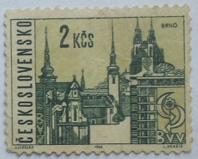 Чехословаччина Чехословакия ^/--/^ Чехословакия 1965 Замки, 2 /--/ Kcs, гашеная ^_^^^ Чехословаччина 1965 Замки, 2 /--/ Kcs, гашена - фото фото фото