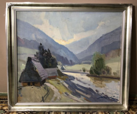 Картини, Гравюри, Живопис та Графіка Картины, Гравюры, Живопись и Графика ^/--/^ Закрпатська школа живопису. А. Кашшай &amp;quot;Краєвид&amp;quot;. ^_^^^ Закрпатская школа живописи. А. Кашшай &amp;quot; Краевид &amp;quot; - фото фото фото