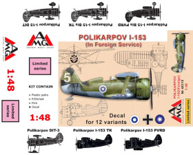 : : ^/--/^ AMG 48310 Поликарпов И-153   (на иностранной службе), 1/48 масштаб ^_^^^ AMG 48310 Полікарпов І-153 (на іноземній службі), 1/48 масштаб - фото фото фото