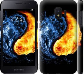 Чохли, бампера Чехлы, бампера ^/--/^ Чехол на Samsung Galaxy J /--/ 2 Core Инь-Янь 1670 /--/ m-1565 - фото фото фото