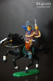 Фігурки, солдатики Фигурки, солдатики ^/--/^ ковбой LAFREDO 60-65 /--/ мм КОПИЯ !! на лошадке TITZE ^_^^^ ковбой LAFREDO 60-65 /--/ мм Копія!! на конячці TITZE - фото фото фото