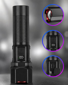 Ліхтарі, ліхтарики Фонари, фонарики ^/--/^ Ліхтарик ручний BL CB 2506 PowerBank / Потужний акумуляторний LED ліхтар 5 режимів освітлення ^_^^^ Фонтарик ручной BL CB 2506 PowerBank / Мощный аккумуляторный LED фонарь 5 режимов освещения - фото фото фото
