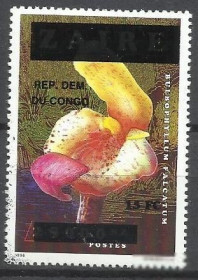 Інші країни Другие страны ^/--/^ Конго 2000 флора орхидея надп. 1 /--/ м. ^_^^^ 2000 флора орхідея надп. 1 /--/ м. - фото фото фото