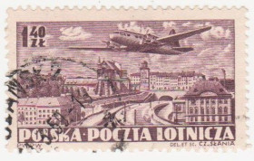 Польща Польша ^/--/^ Польша 1952 г.№ 718 гашеная ^_^^^ Польща 1952 р. No 718 гашена - фото фото фото