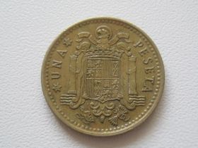 Іспанія Испания ^/--/^ Испания 1 песета 1966  (69) года 26668 ^_^^^ Іспанія 1 песета 1966 (69) року 26668 - фото фото фото