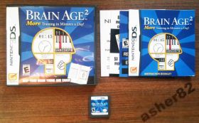 Диски з відеоіграми Диски с видеоиграми ^/--/^ Игра на Nintendo DS &amp;quot;Brain Age 2: More Training in Minutes a Day&amp;quot; ^_^^^ Гра на Nintendo DS &amp;quot;Brain Age 2: More Training in Minutes a Day &amp;quot; - фото фото фото