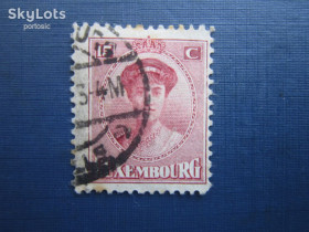 Бенілюкс Бенилюкс ^/--/^ Марка Люксембург 1921 стандарт герцогиня Шарлота 15 сант гаш - фото фото фото