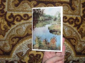 СРСР СССР ^/--/^ Лесное озеро Фото Н.Амосова 1965 /--/ г. ^_^^^ Лісове озеро Фото Н.Амосова 1965 /--/ р. - фото фото фото