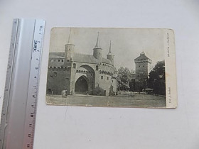 Іноземні Иностранные ^/--/^ Открытка Барбакан Краков 1928 г. ^_^^^ Барбакан Краків 1928 - фото фото фото