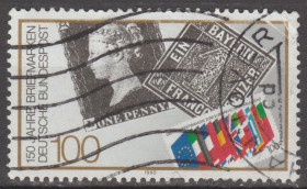 НДР, ФРН ГДР, ФРГ ^/--/^ Германия Німеччина 1990 ювілей марка на марці ^_^^^ Германия 1990 юбилей марка на марке - фото фото фото