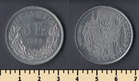 Швейцарія Швейцария ^/--/^ Швейцария 5 франков 1982 ^_^^^ Швейцарія 5 франків 1982 - фото фото фото
