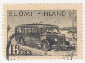 Скандинавія Скандинавия ^/--/^ Финляндия 1946 г. № 336 гашеная ^_^^^ Фінляндія 1946 р. No 336 гашена - фото фото фото