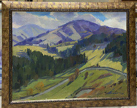 Картини, Гравюри, Живопис та Графіка Картины, Гравюры, Живопись и Графика ^/--/^ М. Сапатюк. &amp;quot;Літо&amp;quot;. Закарпатська школа живопису ^_^^^ М. Сапатюк. &amp;quot; Лето&amp;quot; Закарпатская школа живописи - фото фото фото
