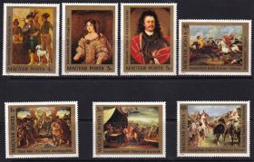 Мистецтво Искусство ^/--/^ Венгрия,живопись,7 марок-9,5 михель евро ^_^^^ Угорщина, живопис,7 марок-9,5 михель євро - фото фото фото