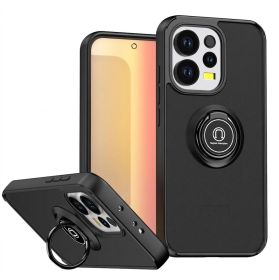 Чохли, бампера Чехлы, бампера ^/--/^ Чохол Fiji Colorframe для Oppo Reno /--/ 15 Pro (CPH /--/ 2813) матовий бампер з кільцем підставкою Black - фото фото фото