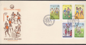 Марки Австралії та Океанії Марки Австралии и Океании ^/--/^ Соломоновы о-ва 1981 ТИХООКЕАНСКИЕ ИГРЫ СПОРТ ФУТБОЛ БАСКЕТБОЛ ТЕННИС БОКС АТЛЕТИКА КПД Mi.438-442 ^_^^^ Соломонові о-ви 1981 Тихоокеанські ігри СПОРТ ФУТБОЛ БАСКЕТБОЛ ТЕННІС БОКС АТЛЕТИКА ККД Mi.438-442 - фото фото фото