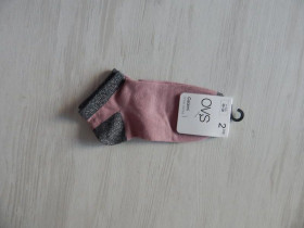 Шкарпетки Носки ^/--/^ Шкарпетки короткі рожеві з люрексовою ниттю 36-38 ^_^^^ Носки короткие розовые с люрексовой нитью 36-38 - фото фото фото