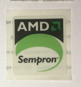 Корпуса Корпуса ^/--/^ Колекційна наліпка AMD Sempron для компьютера / Наклейка для ПК ^_^^^ Коллекционная наклейка AMD Sempron для компьютера / Наклейка для ПК - фото фото фото