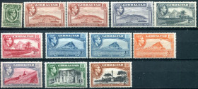 Великобританія Великобритания ^/--/^ БРИТАНСКИЕ КОЛОНИИ. 1938 г. КОРОЛЬ ГЕОРГ VI. ГИБРАЛТАР. НЕПОЛН. СЕРИЯ. MNH/MLH/MH ^_^^^ Британські колонії. 1938 — Король Георг VI. ГІБРАЛТАР. НЕПОЛН. Серія. MNH/MLH/MH - фото фото фото