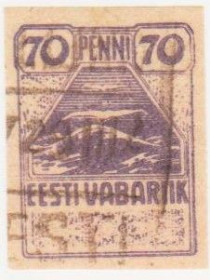 Балтійські країни Балтийские страны ^/--/^ Эстония  1919 г № 25 гашеная ^_^^^ Естонія 1919 р. No 25 гашена - фото фото фото
