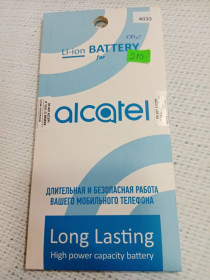 Акумулятори Аккумуляторы ^/--/^ Аккумулятор  (оригинал 100%) для Alcatel OT-4033 /--/ D новый ^_^^^ Акумулятор (оригінал 100%) для Alcatel OT-4033 /--/ D новий - фото фото фото
