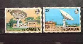 Освоєння космосу Освоение космоса ^/--/^ Гамбия Gambia Space Связь Гамбия 2 маркиТелекоммуникации MNH ^_^^^ Гамбія 2 маркиТелекомунікації MNH - фото фото фото