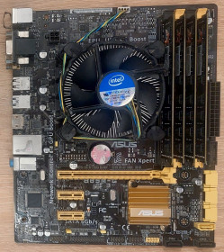Комплекти для апгрейда Комплекты для апгрейда ^/--/^ Комплект s /--/ 1150 Asus B /--/ 85 /--/ M-G + Core i /--/ 5-4690 3.5 /--/ GHz + 32 /--/ GB DDR /--/ 3 +кулер мідь код.кп /--/ 7 ^_^^^ Комплект s /--/ 1150 Asus B /--/ 85 /--/ M-G + Core i /--/ 5-4690 3.5 /--/ GHz + 32 /--/ GB DDR /--/ 3 +кулер медь код.кп /--/ 7 - фото фото фото
