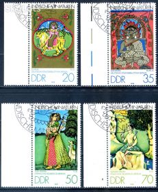 Мистецтво Искусство ^/--/^ ГДР. Индийские миниатюры (серия) 1979 г. ^_^^^ НДР. Індійські мініатюри (1979) - фото фото фото