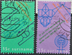 Інше Другое ^/--/^ Суринам Космос Аполло-11 1971 ^_^^^ Сурінам Космос Аполло-11 1971 - фото фото фото