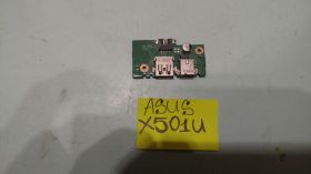 Материнські плати Материнские платы ^/--/^ ASUS X /--/ 501 /--/ U плата с USB и разъёмом питания ^_^^^ ASUS X /--/ 501 /--/ U плата з USB і роз'ємом живлення - фото фото фото