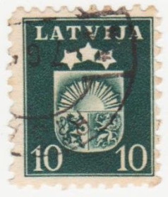 Балтійські країни Балтийские страны ^/--/^ Латвия 1940 г. №  238 гашеная ^_^^^ Латвія 1940 р. No 238 гашена - фото фото фото