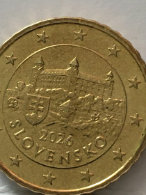 Словаччина Словакия ^/--/^ 10 євроцентів Словаччина 2026 рік. ^_^^^ 10 евроцентов Словаччина 2026 год. - фото фото фото