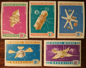 Монголія Монголия ^/--/^ Монголия Космические спутники 1966 ^_^^^ Космічні супутники 1966 - фото фото фото