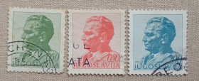 Балканський півострів Балканский полуостров ^/--/^ Югославия 1974 г - Иосип Броз Тито, гаш ^_^^^ Югославія 1974 — Йосип Броз Тіто - фото фото фото