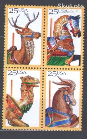 Фауна Фауна ^/--/^ NM Фауна  США  MNH - кварт ^_^^^ NM Фауна США MNH - кварт - фото фото фото