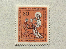 НДР, ФРН ГДР, ФРГ ^/--/^ Поштова марка Німеччина ФРН &amp;quot; Релігія &amp;quot; 1966 рік ** ^_^^^ Почтовая марка Германия ФРГ &amp;quot; Религия &amp;quot; 1966 год ** - фото фото фото