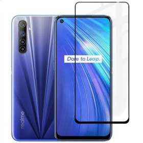 Чохли, бампера Чехлы, бампера ^/--/^ Захисне скло Fiji Premium для Realme 6 повне проклеювання Anti-Static чорний ^_^^^ Защитное стекло Fiji Premium для Realme 6 полное проклеивание Anti-Static черный - фото фото фото
