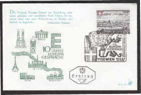 Європа Европа ^/--/^ Австрия 1967 10 ЛЕТ EUROPA-GESPRACHE ЕВРОПА СВЯЗИ СООБЩЕНИЕ МОСТ АРХИТЕКТУРА КПД Mi.1241 ^_^^^ Австрія 1967 10 років EUROPA-GESPRACHE ЄВРОПА ЗВ'ЯЗКУ СТАН АРХІТЕКТУРА ККД Mi.1241 - фото фото фото