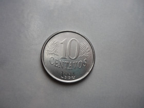 Бразилія Бразилия ^/--/^ Бразилия 10 сентаво 1994 ^_^^^ Бразилія 10 Сентаво 1994 - фото фото фото