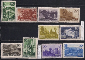 СРСР - СССР - ^/--/^ СССР**, 1947 г., распродажа коллекции, курорты СССР ^_^^^ СРСР, 1947 р., розпродаж колекції, курорти СРСР - фото фото фото