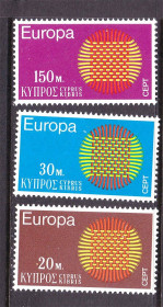 Малі Держави Європи Малые Государства Европы ^/--/^ Кипр  1970 г  MNH  - ЕВРОПА  СЕПТ /  EUROPA  CEPT - ^_^^^ Кіпр 1970 MNH - ЄВРОПА СЕПТ / EUROPA CEPT - - фото фото фото