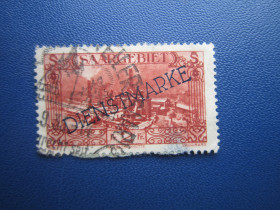 Інше Другое ^/--/^ Марка Німеччина Саар 1926 стандарт шахта 2 фр наддрук службова гаш ^_^^^ Марка Германия Саар 1926 стандарт шахта 2 фр надпечать служебная гаш - фото фото фото