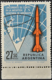 Інше Другое ^/--/^ Аргентина Космос Аэронавтика Антарктида 1966 ^_^^^ Аргентина Космос Аеронавтика Антарктида 1966 - фото фото фото